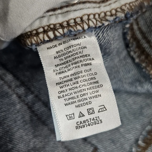 Loft Jeans Womens Size 2 Blue The Curvy Super Soft Girlfriend Minimalist Denim - Picture 6 of 8